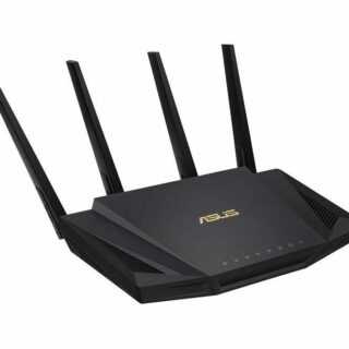 ASUS RT-AX58U AX3000 Dual Band WiFi 6 (802.11ax) Router mit Unterstützung für MU-MIMO- und OFDMA-Technologie