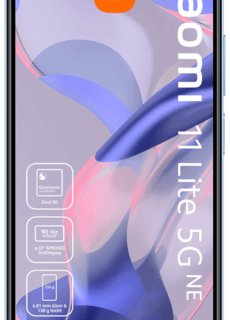 Xiaomi 11 Lite 5G Bubblegum Blue  mit green LTE 6GB Promo Telekom