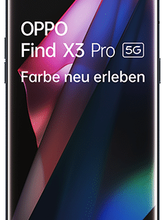 Find X3 Pro 5G (gloss black, 256 GB) mit Telekom MagentaMobil L Neu