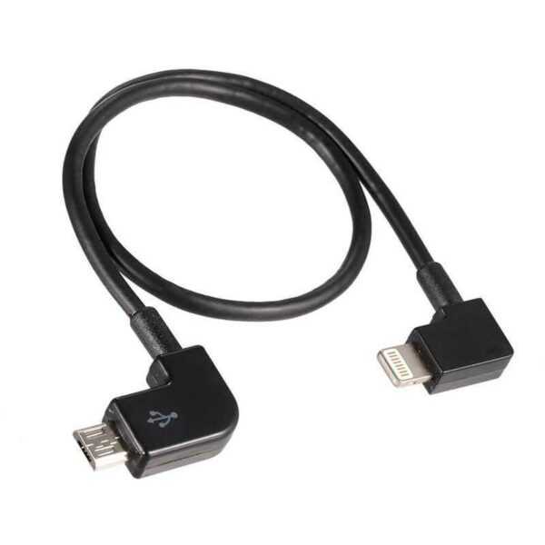 Asupermall - Micro-USB-zu-Lightning-Fernbedienung Tablet-Telefon-Datenkonverter-ubertragungskabel fur Android iOS DJI Spark Mavic Pro