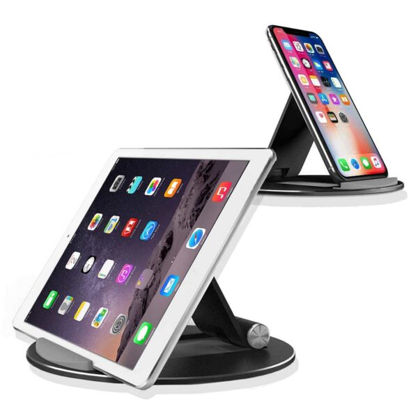 Bakeey Aluminiumlegierung Tablet / Telefonhalter Tragbar Faltbar Online Lernen Live Streaming Desktop Stand Tablet Telef