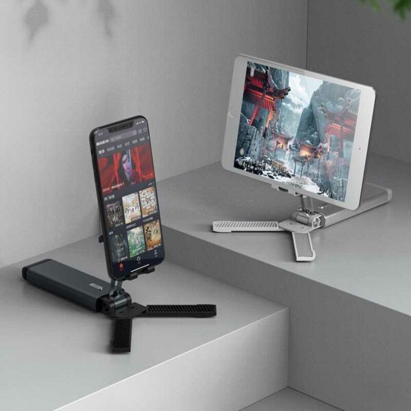 Bakeey tragbare faltbare Tablet / Telefonhalter Online-Lernen Live-Streaming Desktop-Stativ für iPhone 12 Poco für Samsu