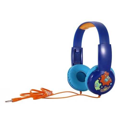 KID101 Kabelgebundenes Headset Kinder-On-Ear-Kopfhörer mit 3,5-mm-Audiobuchse und tragbarer Lautstärke Niedliche Kinder lernen Kopfhörer Kompatibel mit Mobiltelefonen Computer MP3 / 4-Pad-Tablet