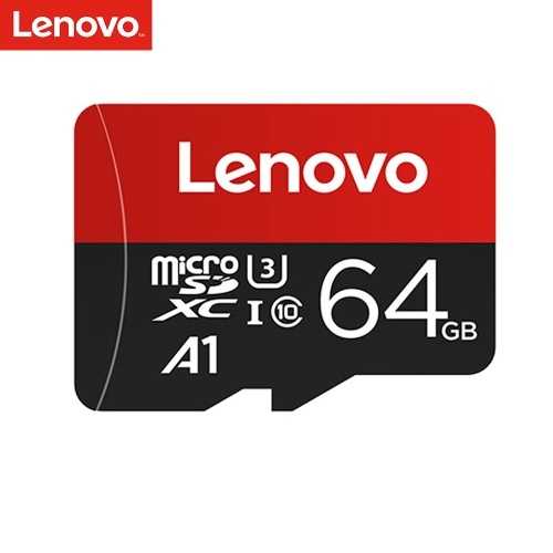 Lenovo TF Karte 32GB 64GB 128GB TF Flash Class10 High Speed Speicherkarte Kompatibel mit Smartphone Kamera Tablet Dashcam