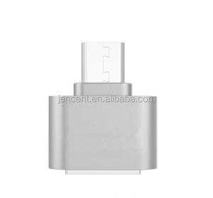 plated mini Micro USB 2.0 OTG Converter Camera Tablet OTG Adapter for Android OTG cable Reader