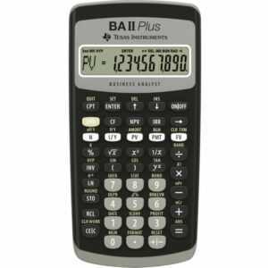 BA II Plus Tisch- und Taschenrechner - Texas Instruments